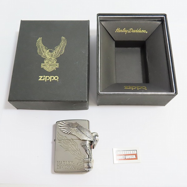 実際に弊社で買取させて頂いたZIPPO/ジッポー HARLEY DAVIDSON/ハーレーダビッドソン サイドメタル 2000年製の画像 7枚目
