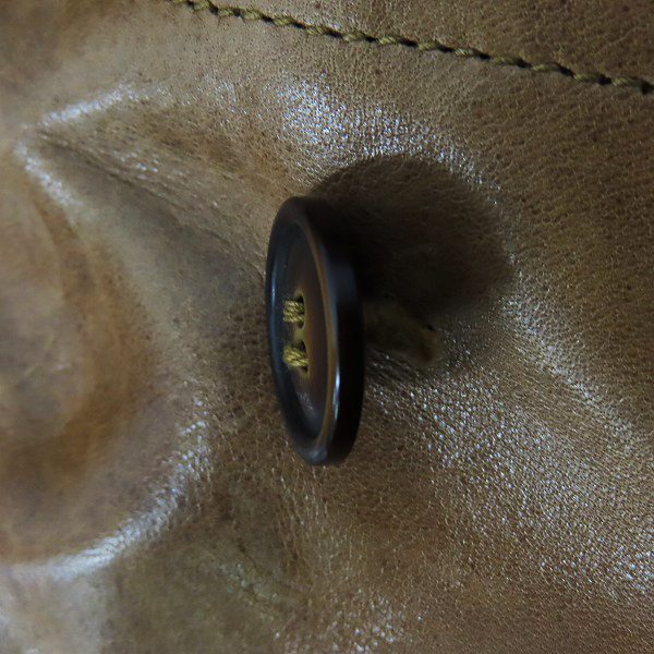 実際に弊社で買取させて頂いたBUZZ RICKSON'S/バズリクソンズ BRONCO HIDE/ブロンコ ハイド 馬革 A-1 レザーフライトジャケット/42の画像 5枚目