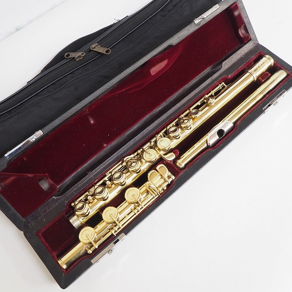 実際に弊社で買取させて頂いたWM.S.HAYNES/ヘインズ フルート ソルダードトーンホール H足部管 Eメカ付 ハードケース・ケースカバー付の画像 0枚目