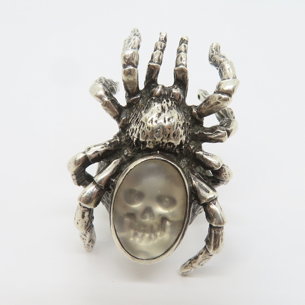 実際に弊社で買取させて頂いたCRAZY PIG/クレイジーピッグ Crystal Tarantula Ring/クリスタル タランチュラ リング/16号