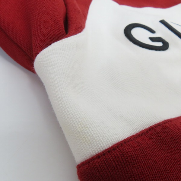 実際に弊社で買取させて頂いた【JPタグ】GIVENCHY/ジバンシィ エンブロイダリー ロゴ刺繍クルーネックスウェットトレーナー BM708T3003/Mの画像 7枚目