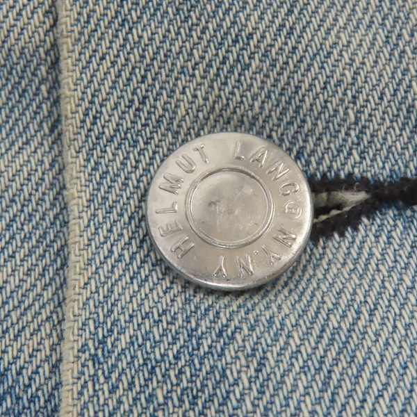 実際に弊社で買取させて頂いたHELMUT LANG/ヘルムートラング デニムジャケット/48の画像 7枚目