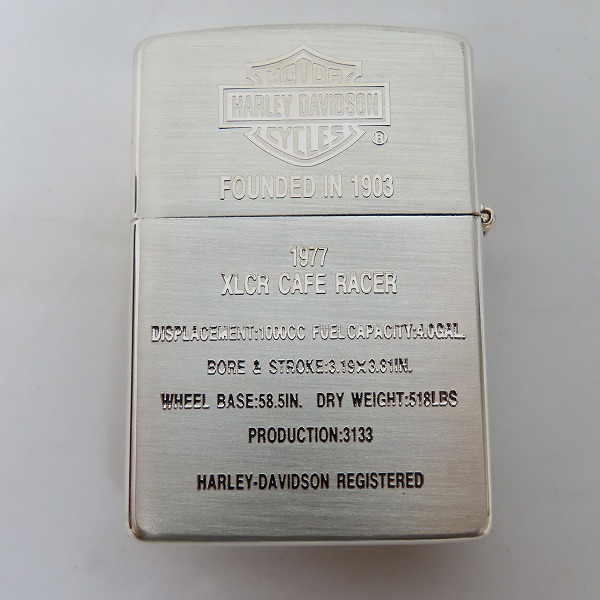 実際に弊社で買取させて頂いたZIPPO/ジッポー HARLEY DAVIDSON/ハーレーダビッドソン 95TH ANNIVERSARY 9号車 1997年製の画像 1枚目