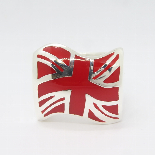 実際に弊社で買取させて頂いた【証明書】CRAZY PIG/クレイジーピッグ UINION JACK RING  ユニオンジャックジャックリング 21号の画像 1枚目