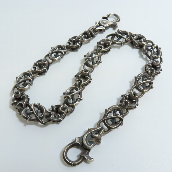 実際に弊社で買取させて頂いた【カスタム】 DEAL DESIGN/ディールデザイン レイジング シルバー ウォレットチェーン ダブルクリップの画像 6枚目