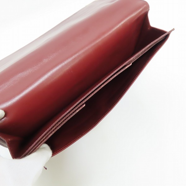 実際に弊社で買取させて頂いたCartier/カルティエ マストライン レザー 二つ折り長財布/クラッチバッグの画像 6枚目