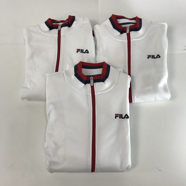 実際に弊社で買取させて頂いた【おまとめ/未使用含む】FILA/フィラ 裏起毛 ジャージ/トラックジャケット