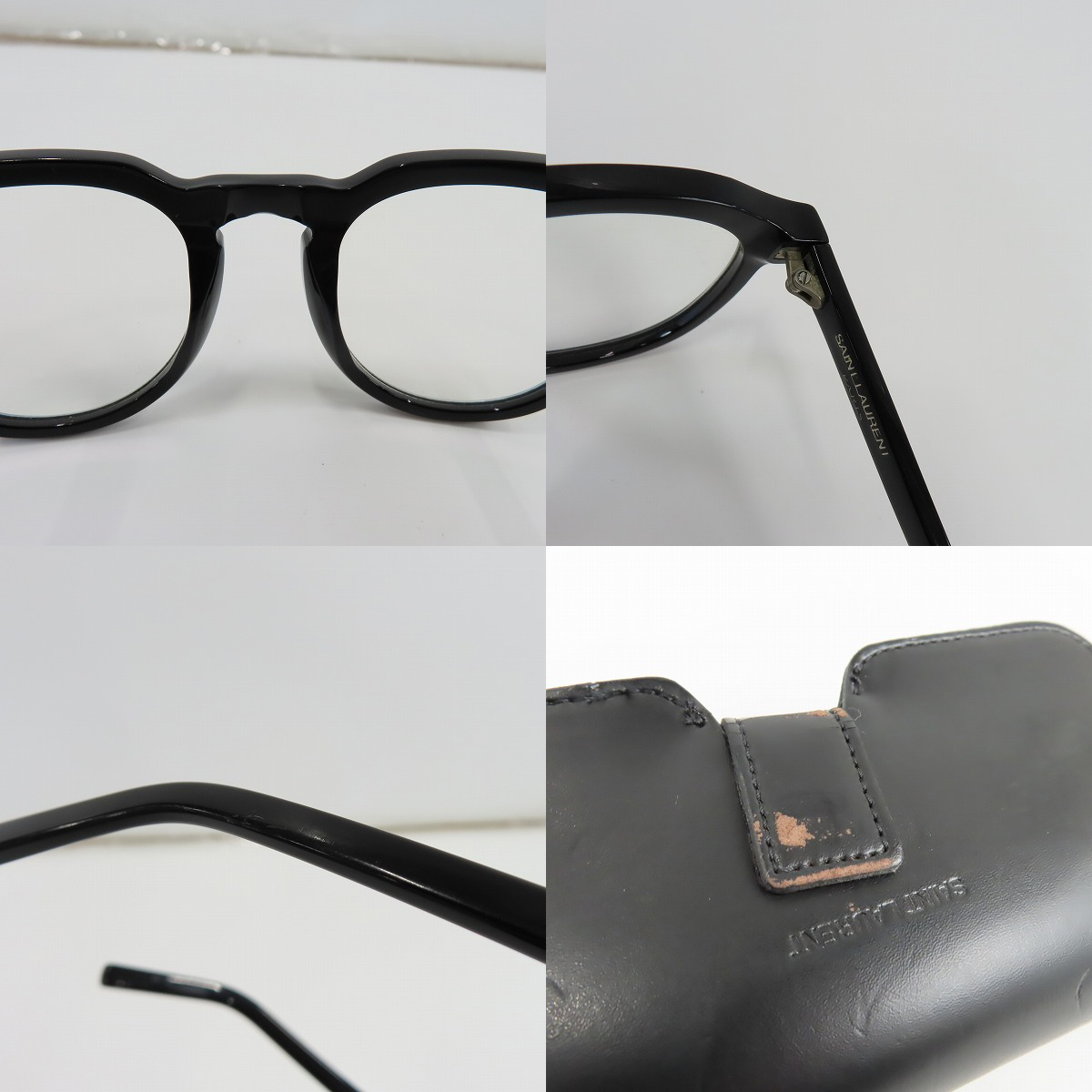 実際に弊社で買取させて頂いたSAINT LAURENT/サンローラン メガネ/眼鏡フレーム SL52 807 140の画像 8枚目