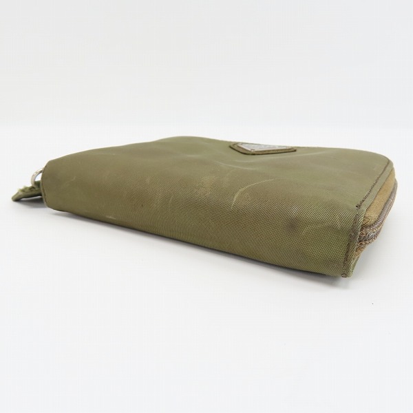 実際に弊社で買取させて頂いたPRADA/プラダ テスートナイロン ラウンドファスナー 二つ折り 財布の画像 2枚目