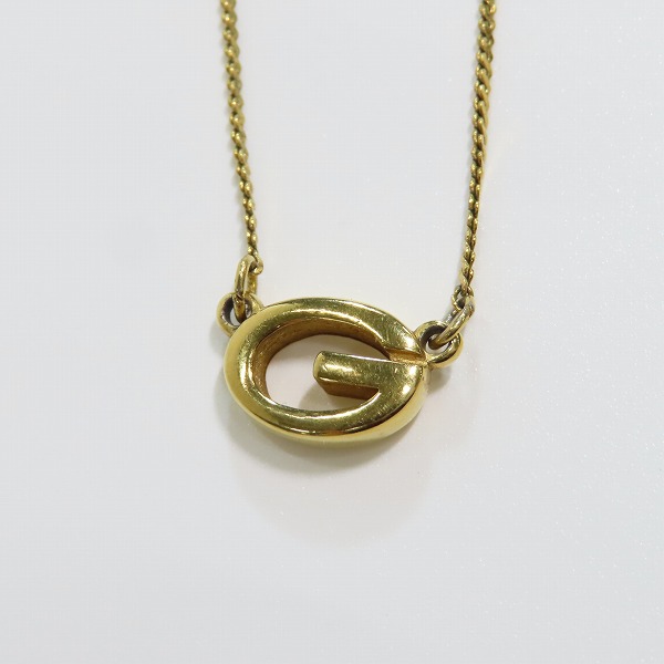 実際に弊社で買取させて頂いたGIVENCHY/ジバンシー ロゴ ゴールド ネックレスの画像 1枚目