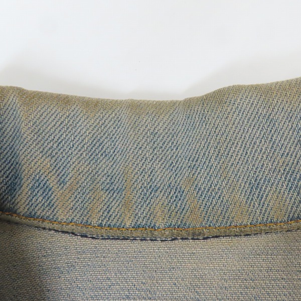 実際に弊社で買取させて頂いたHELMUT LANG/ヘルムートラング デニムジャケット/48の画像 6枚目