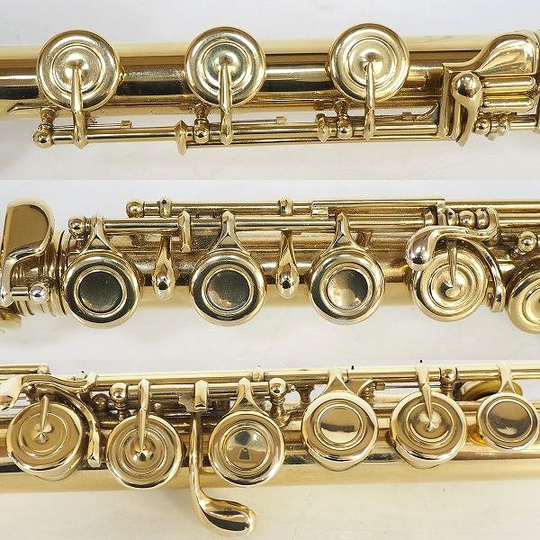 実際に弊社で買取させて頂いたWM.S.HAYNES/ヘインズ フルート ソルダードトーンホール H足部管 Eメカ付 ハードケース・ケースカバー付の画像 5枚目