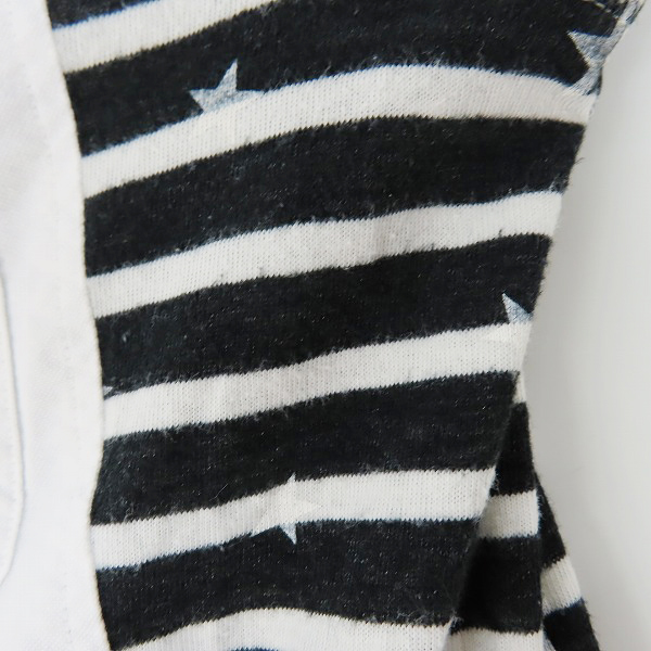 実際に弊社で買取させて頂いたuniform experiment/ユニフォームエクスペリメント サイドスター/ボーダー 長袖ボタンダウンシャツ UE-150072/3の画像 5枚目