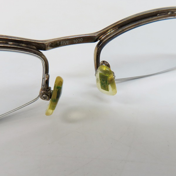 実際に弊社で買取させて頂いたLESS THAN HUMAN×HIP PARADE/レスザンヒューマン×ヒップパレード T-FIVE 1010 度入り 眼鏡/メガネフレームの画像 4枚目