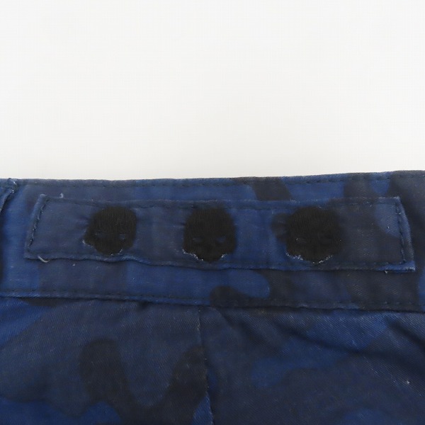 実際に弊社で買取させて頂いたHYDROGEN/ハイドロゲン 迷彩柄 裾ジップ カーゴロングパンツ 30の画像 8枚目