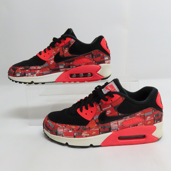 実際に弊社で買取させて頂いたNIKE×atmos/ナイキ×アトモス AIR MAX 90 PRNT/エア マックス 90 プリント AQ0926-001/27の画像 3枚目