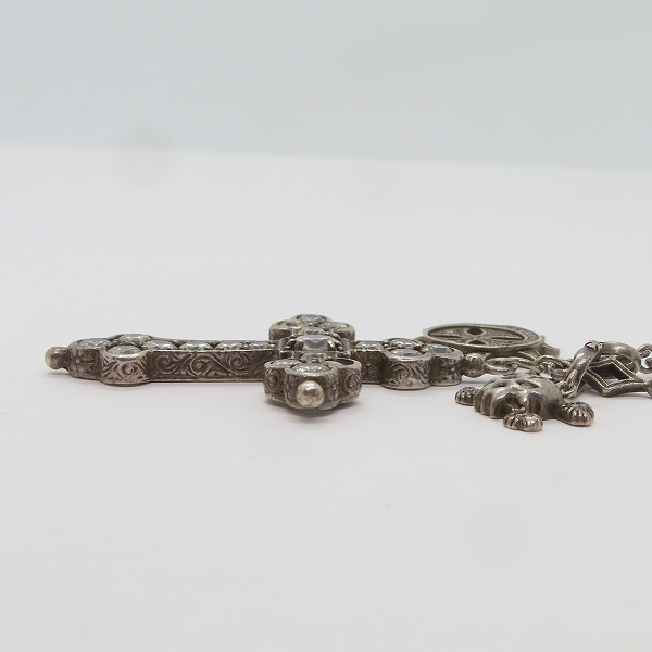 実際に弊社で買取させて頂いたLoree Rodkin/ローリーロドキン ゴシッククロス ネイティブサン/スカル ネックレス/ペンダントの画像 2枚目