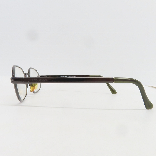 実際に弊社で買取させて頂いたGIORGIO ARMANI/ジョルジオ アルマーニ 度入り 眼鏡/メガネフレーム フルリム 264-976の画像 2枚目