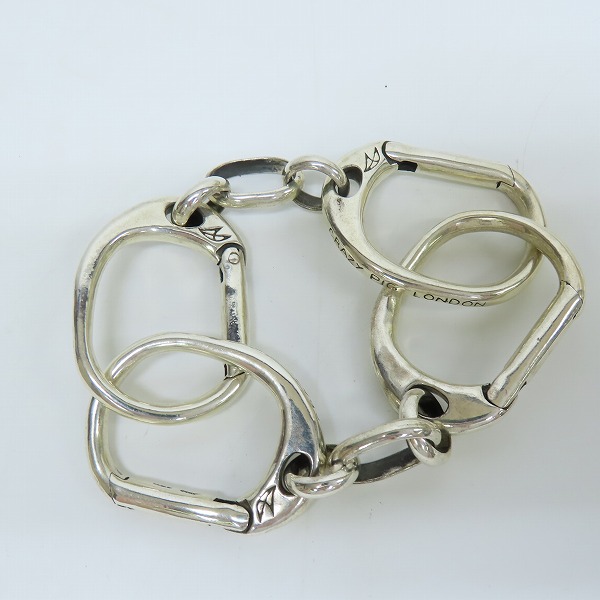 実際に弊社で買取させて頂いたCRAZY PIG/クレイジーピッグ ラージハンドカフリンクブレスレットの画像 4枚目