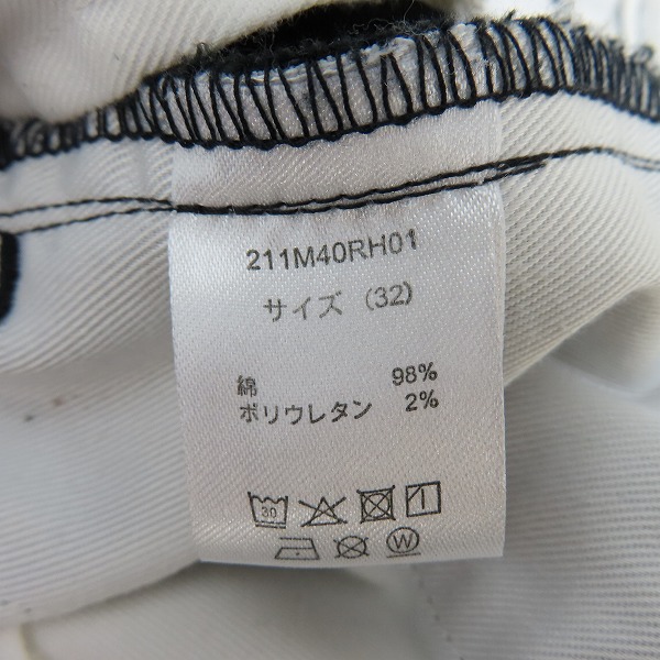 実際に弊社で買取させて頂いたDickies×RHC Ron Herman/ディッキーズ×ロンハーマン コットン チノパン/ワークパンツ 211M40RH01/32の画像 4枚目