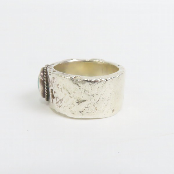 実際に弊社で買取させて頂いたFIRST ARROWS/ファーストアローズ ターコイズ付 ベアロックリング 21.5号の画像 2枚目