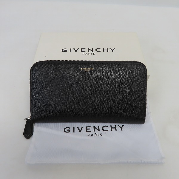 実際に弊社で買取させて頂いたGIVENCHY/ジバンシィ ZIPPED WALLET ラウンドファスナー長財布 BK06040121 001の画像 8枚目