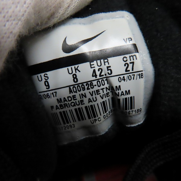 実際に弊社で買取させて頂いたNIKE×atmos/ナイキ×アトモス AIR MAX 90 PRNT/エア マックス 90 プリント AQ0926-001/27の画像 5枚目