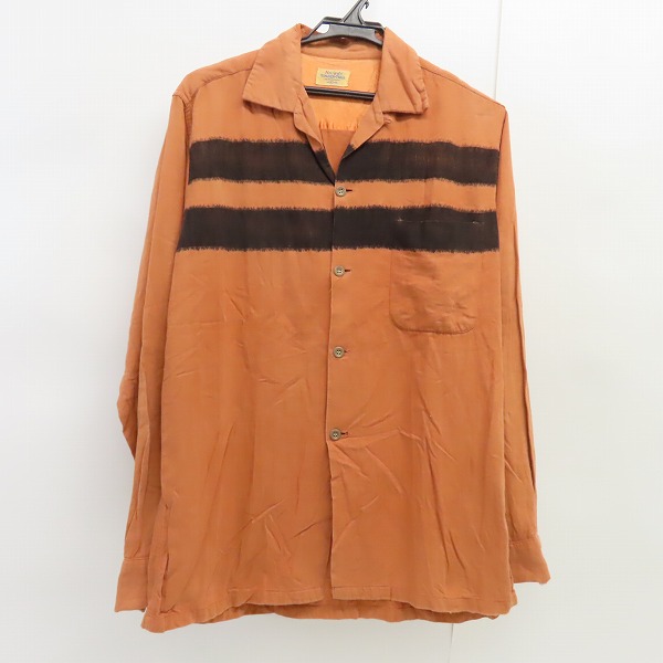 実際に弊社で買取させて頂いた【難有り】Nofade/ノーフェイド TIMBER-TRAIL 50~60s ヴィンテージ SANFORIZED 長袖シャツ/S の画像 0枚目
