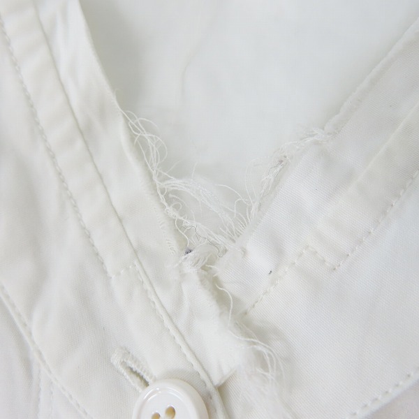 実際に弊社で買取させて頂いたHELMUT LANG/ヘルムートラング 長袖シャツ ホワイト 16-5308230/S の画像 5枚目