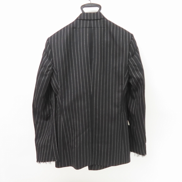 実際に弊社で買取させて頂いた【JPタグ】GIVENCHY/ジバンシー ストライプ テーラードジャケット/44の画像 1枚目