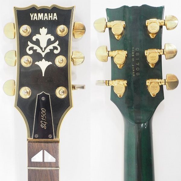実際に弊社で買取させて頂いた★【ジャンク】YAMAHA/ヤマハ SG1500 スルーネック コイルタップ搭載 エレキギター ジャパンビンテージの画像 2枚目