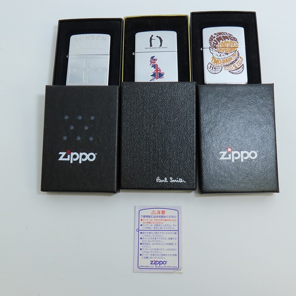 実際に弊社で買取させて頂いたZIPPO/ジッポー Paul Smith/ポール スミス LONDON SAFETY MATCHES/TWO ISLANDS ONE HEART等/2002/2005年製の画像 6枚目