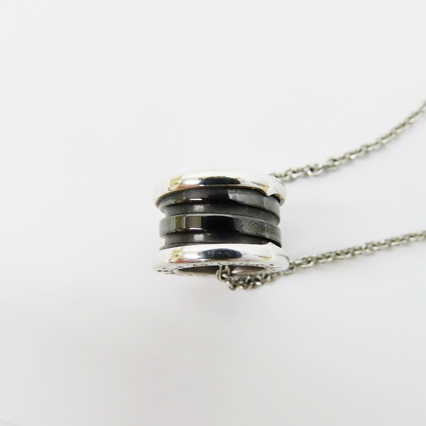 実際に弊社で買取させて頂いたBVLGARI/ブルガリ B-zero1/ビーゼロワン SAVE THE CHILDREN/セーブ ザ チルドレン ネックレス Ag925×セラミックの画像 3枚目