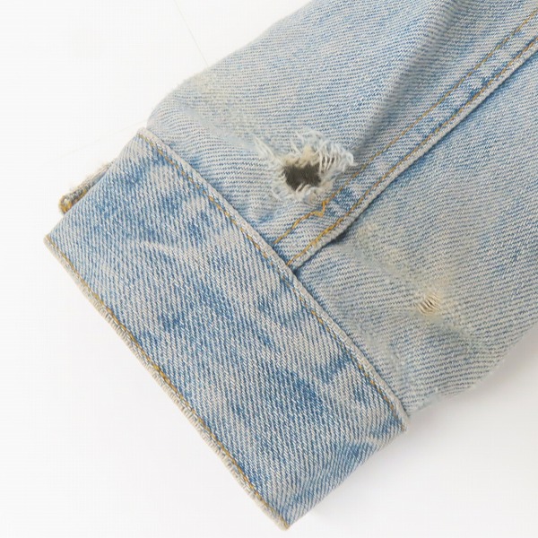 実際に弊社で買取させて頂いたHELMUT LANG/ヘルムートラング デニムジャケット/48の画像 5枚目