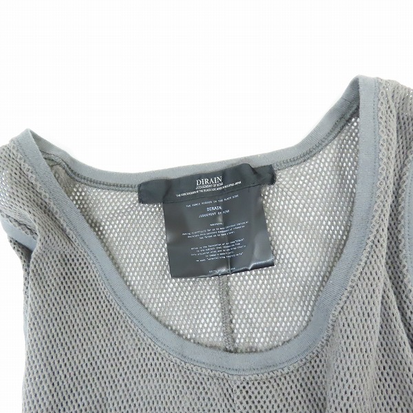実際に弊社で買取させて頂いたDIRAIN/ディレイン シースルー ロングカーディガン タンクトップ 2点セットの画像 3枚目