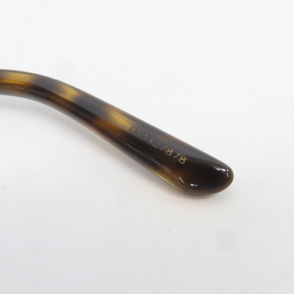 実際に弊社で買取させて頂いたBURBERRY/バーバリー 度入り アイウェア/メガネフレーム B 2206-Dの画像 7枚目