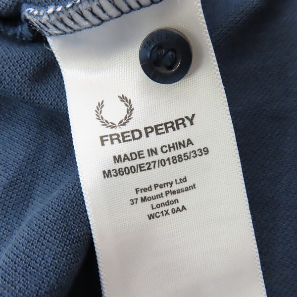 実際に弊社で買取させて頂いたFRED PERRY/フレッドペリー 半袖 ポロシャツ XLの画像 4枚目