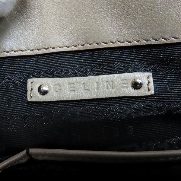 実際に弊社で買取させて頂いたCELINE/セリーヌ ブギーバッグ ベージュ ハンドバッグ WC-BB-0078の画像 4枚目