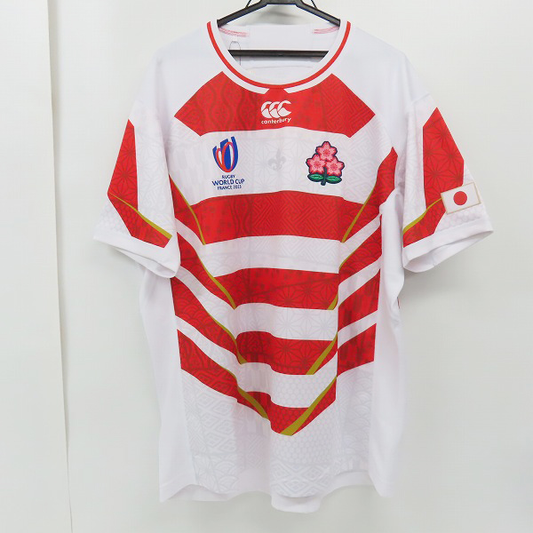 実際に弊社で買取させて頂いた【未使用】CANTERBURY/カンタベリー ラグビー ジャパンRWC2023/日本代表 レプリカジャージ ホーム RG33980WC/3L
