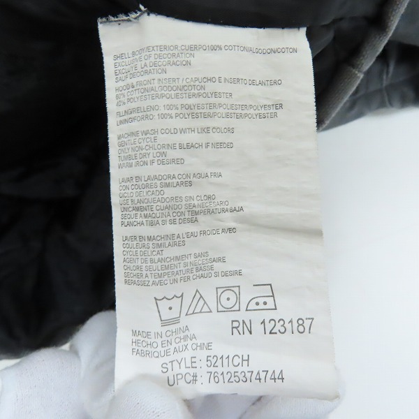 実際に弊社で買取させて頂いたDickies/ディッキーズ フーディー ワークジャケット 5211CH/Sの画像 3枚目