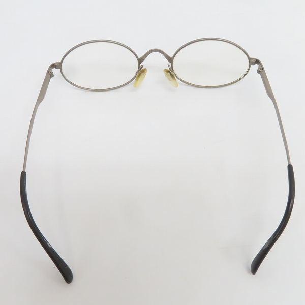 実際に弊社で買取させて頂いたGIORGIO ARMANI/ジョルジオ アルマーニ 度入り 眼鏡/メガネフレーム TITANIUM  オーバル型 122Tの画像 3枚目
