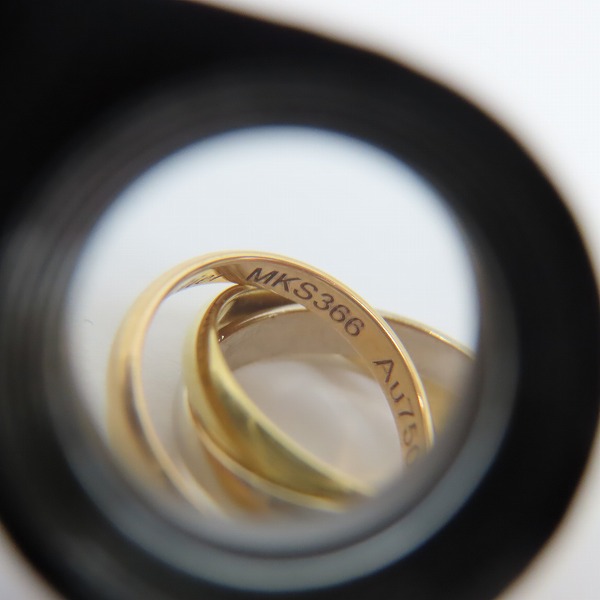 実際に弊社で買取させて頂いたCartier/カルティエ トリニティ チャーム/ペンダントトップ Au750/YG/WG/PGの画像 2枚目