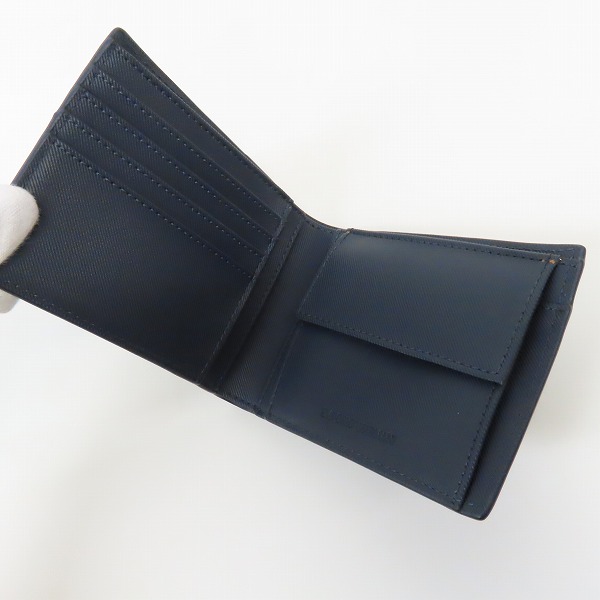 実際に弊社で買取させて頂いたEMPORIO ARMANI/エンポリオ アルマーニ  二つ折り財布 キーリング ギフトセット ネイビーの画像 3枚目