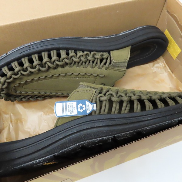 実際に弊社で買取させて頂いた【未使用】KEEN/キーン UNEEK 2 SLIDE/ユニーク ツー スライド サンダル 1022373/28の画像 7枚目