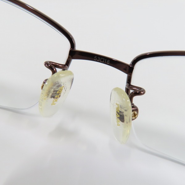 実際に弊社で買取させて頂いたPRADA/プラダ 度入り メガネフレーム/アイウェア VPR65X-Dの画像 4枚目