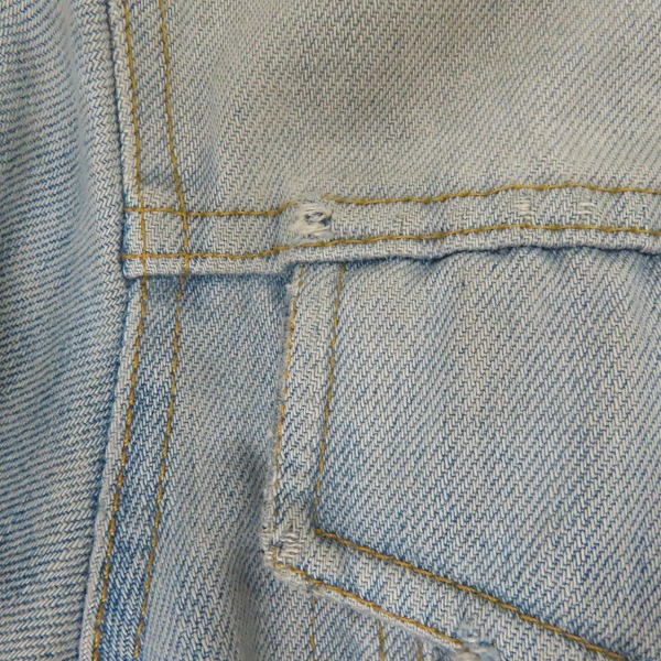 実際に弊社で買取させて頂いたHELMUT LANG/ヘルムートラング デニムジャケット/48の画像 8枚目