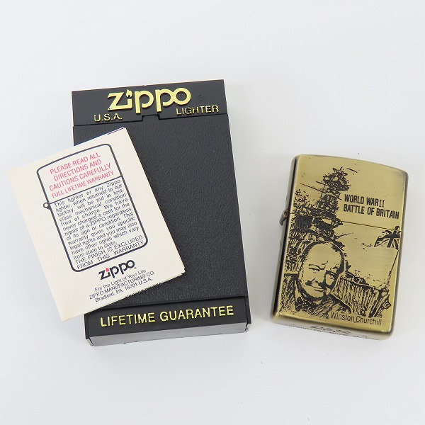 ZIPPO/ジッポー ウィンストン・チャーチル 1993年製の買取実績 