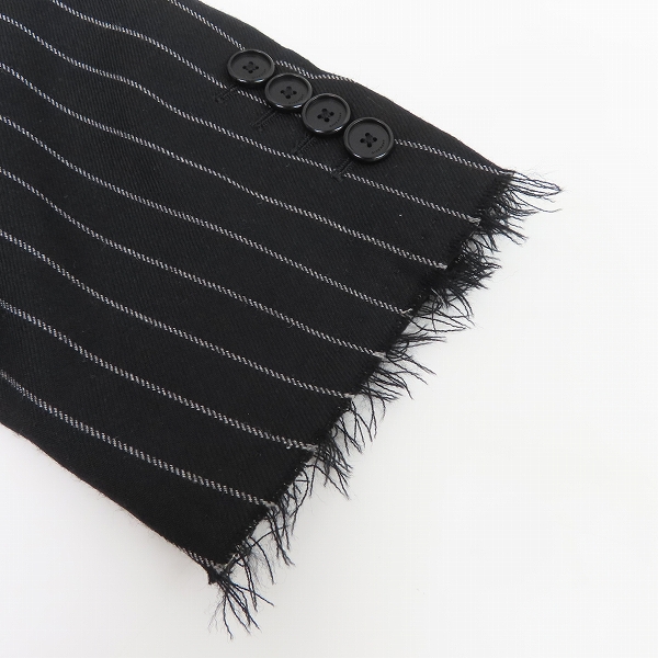 実際に弊社で買取させて頂いた【JPタグ】GIVENCHY/ジバンシー ストライプ テーラードジャケット/44の画像 5枚目