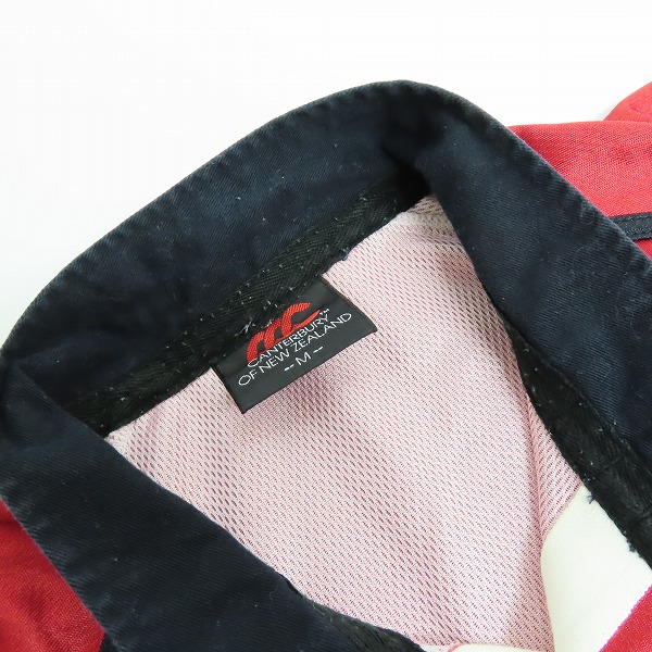 実際に弊社で買取させて頂いたCANTERBURY/カンタベリー ラグビー 日本代表 2003 WORLD CUP ゲームジャージ ユニフォーム Mの画像 6枚目