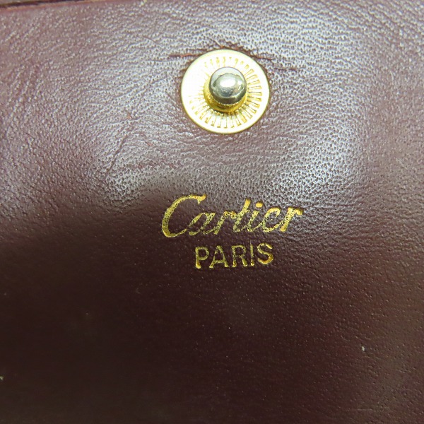 実際に弊社で買取させて頂いたCartier/カルティエ マストライン レザー コインケースの画像 5枚目